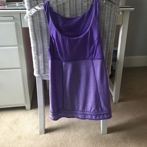 Purple lululemon tank